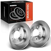 A-Premium 10.31 inch (261.9mm) Rear Solid Disc Brake Rotors, 2-Pack | Compatible with Select Kia and Hyundai Models - Elantra, Elantra GT, Kona, Veloster, Venue, Forte, Forte Koup, Forte5, Soul