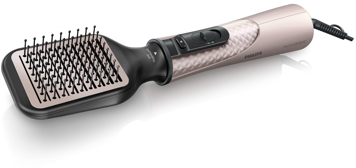 voir Philips HP8657/00 Brosse soufflante brillance, 5 en 1, Revêtement en Tourmaline sur Amazon