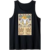 Aries Zodiac Sign Aries Birthday Aries Horoscope Tank Top