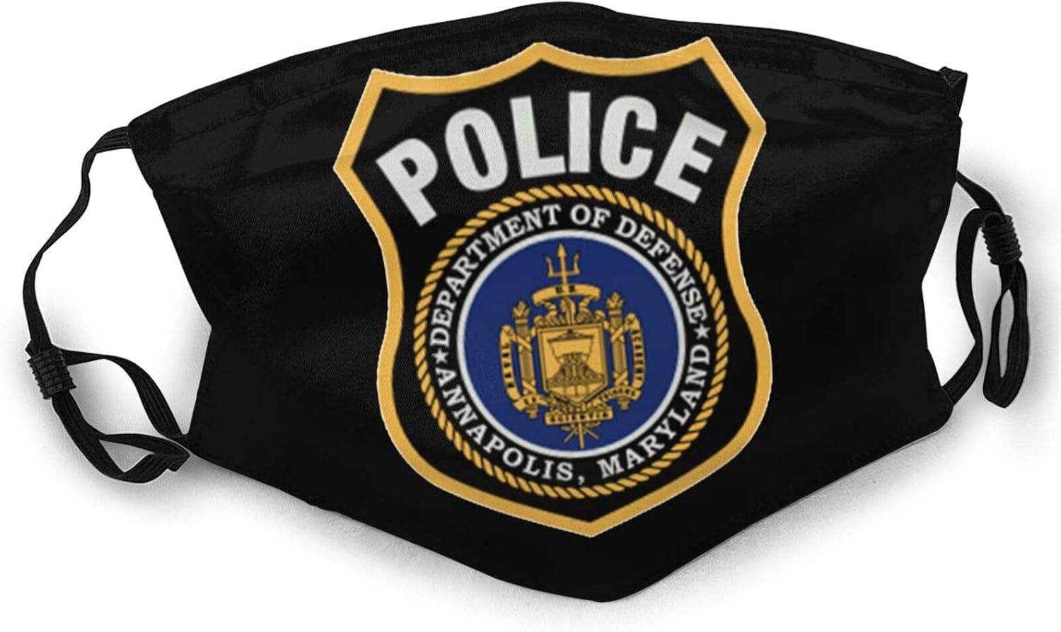 Unisex and Reusable Mask U.S. Naval Academy Police Outdoor Dustproof