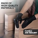 ViraCare 100 Black Premium Double Thickness Vinyl Disposable Gloves Medium view 2