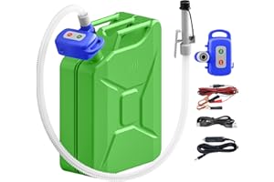 Nitigo Fuel Transfer Pump Electric With Auto-Stop Sensor Leak Protection, 2.7GPM 72" Long Hose Lithium Battery Rechargeable Portable Automatic Gas Can Pump, for Gasoline/Diesel/Kerosene/Water, Blue