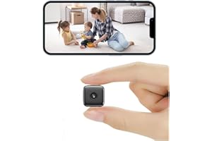 SHAOPAO 4K WIFI Home Security Camera Wireless Mini Indoor Hidden Spy Camera 4K HD With Night Vision Function, Motion Detection Application Built-in Battery Cat And Dog Camera For Home Security Dog Pet Camera