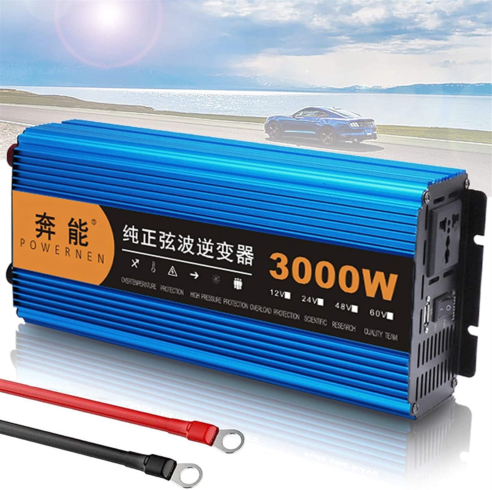 MARHD Pure Sine Wave Inverter 3000W 4500W 6000W 8000W Power Inverter DC 12V to AC 220V 230V 240V Vol