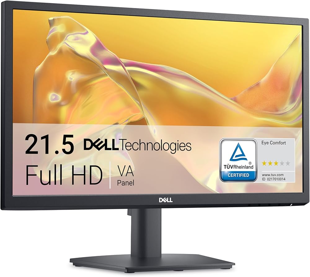 Dell SE2225H 21.5 inch Full HD 1080p VA Monitor 75Hz HDMI VGA 3 Year