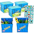 Fortnite Blind Box Party Favors - Set with 3 Mystery Toys & Stickers | Fortnite Figurines for Kids