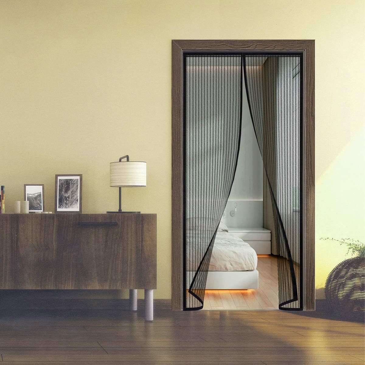 Mosquitera Puerta Magnetica 90x210 cm Cortina Mosquitera de Puerta con