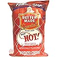 Better Made Family Size red hot! barbeque flavor potato chips, 8.5-ounce bag