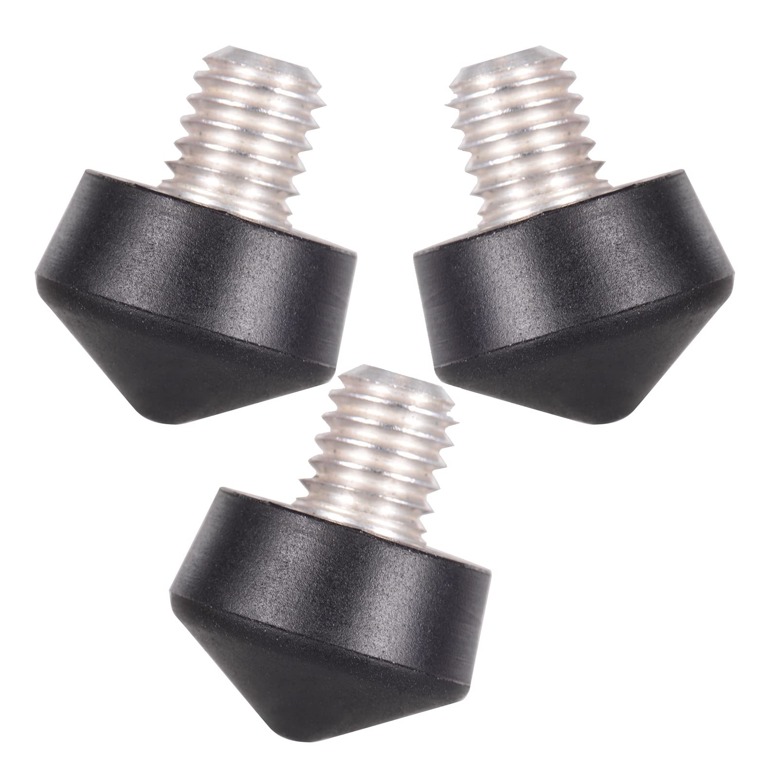 Pack of 3 Universal Anti-slip 3/8 Inch Tripod Monopod Rubber Foot Spike for Andoer Benro Gitzo Manfrotto Tripod Monopod