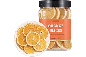 ULTHMOK Premium Dried Orange Slices 5 Oz/142g,Dehydrated Dried Oranges.100% Natural & No Additives,No Sugar Added.