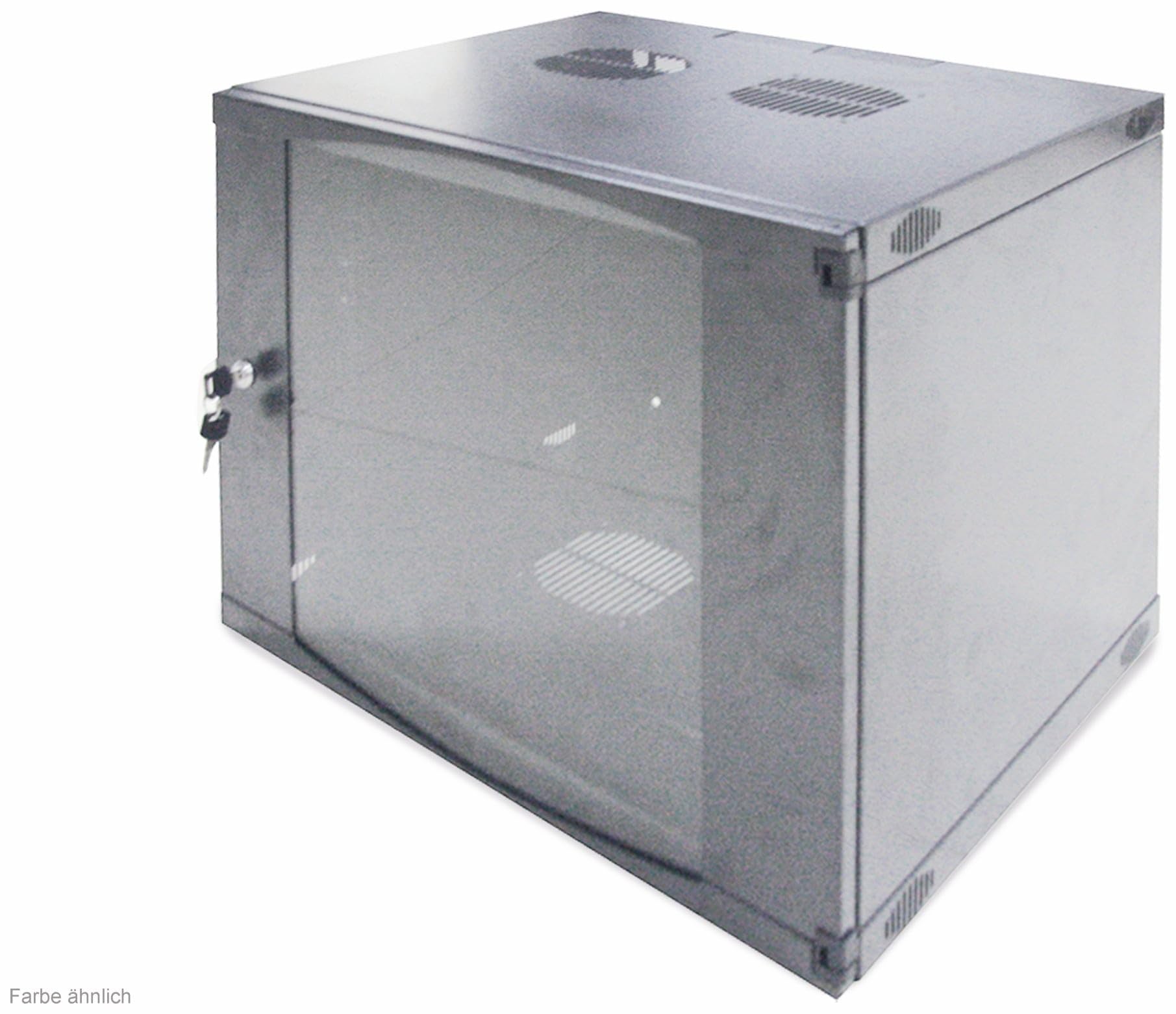 Logilink Professional W09F64G One-Piece Wall Enclosure, 19" Grey