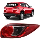Sunhua Outer Tail Light Fit for 2013 2014 2015 2016 Mazda CX-5 | Halogen Tail Lamp Assembly Replacement Left Driver Right Passenger Side Taillight KD3351160C MA2804111