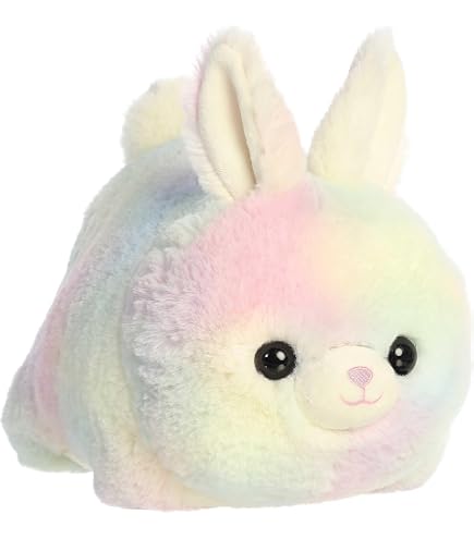 Peluche Douglas Coniglietto Arcobaleno Caleidoscopio 12 Cm Seduto - Morbido E Colorato