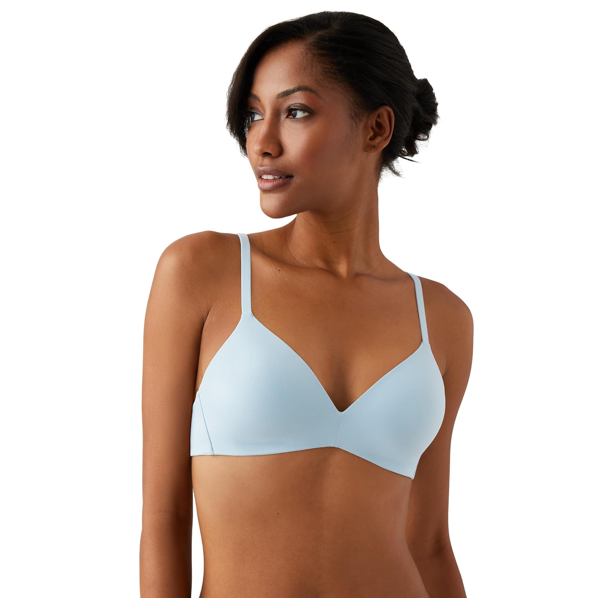 Wacoal How Perfect Wire Free T-Shirt Bra Winter Sky 32DD Blue