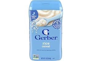 Gerber Single Grain RICE CEREAL 16oz (Pack of 3) by N/A