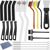 17PCS Crevice Cleaning Brush Hard Bristle Cleaning Supplies with Box | Cleaning Brush Scrub Brushes Multifunctional Gap Clean