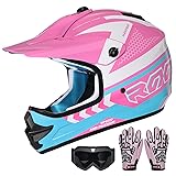 ROOZO Youth Kids Dirt Bike Helmet DOT Certified