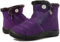 Eagsouni Snow Boots Womens Winter Ankle Boots