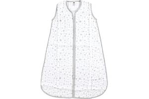 Hudson Baby Unisex Muslin Cotton Sleeveless Wearable Sleeping Bag, Sack, Blanket