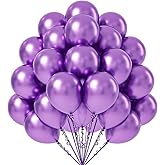 Party Balloons Packet Of 30 Pcs, For Valentine, Anniversary, Bachelorette, Or Birthday Party Decoration, Christmas Decor (Purple)