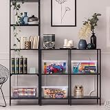 Klass Home Collection 4 x 14 Litre Clear Plastic Storage Boxes with Lids view 6