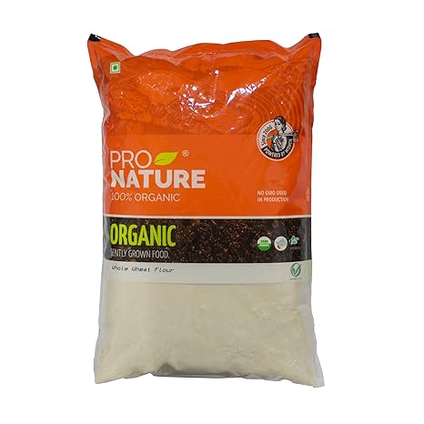 Pro Nature 100% Organic Whole Wheat Flour 5 kg