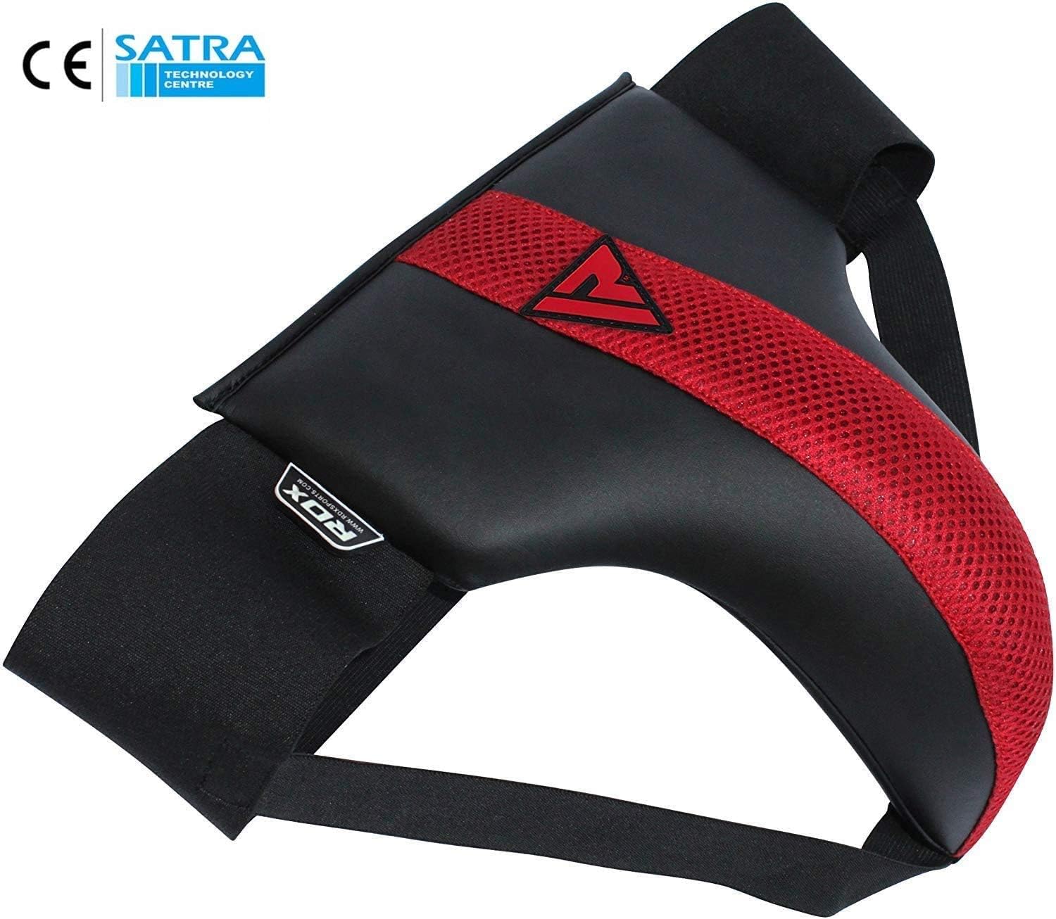 RDX Groin Protector for Boxing, Muay Thai, Kickboxing and MMA Fighting, SATRA Approved Maya Hide Leather Abdo Gear for Martial Arts, Jockstrap Abdominal Guard for Sparring, Taekwondo and Grappling : Sports & Outdoors