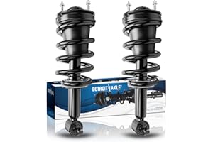 Detroit Axle - 2 Front Struts for Chevy GMC Silverado Sierra Yukon XL Suburban 1500 Avalanche Tahoe Escalade ESV EXT Struts w/Coil Springs Replacement Ready Strut Shock [Exc. Electronic Susp.]