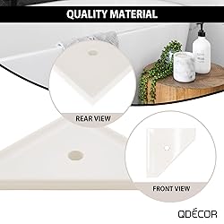 Questech Decor Corner Shower Shelf - Wall Mounted