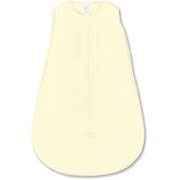 SwaddleDesigns Baby Sleep Sack 6-12 months, Cotton Knit Wearable Blanket with 2-way Zipper, Non-Weighted Sleeping Sack for Safer Sleep, Pastel Yellow, Medium