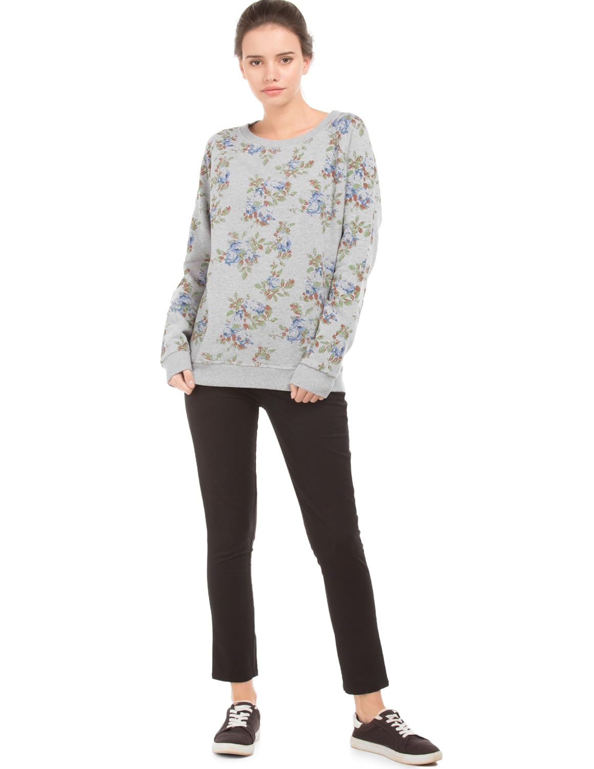 u.s. polo assn. women grey sweater