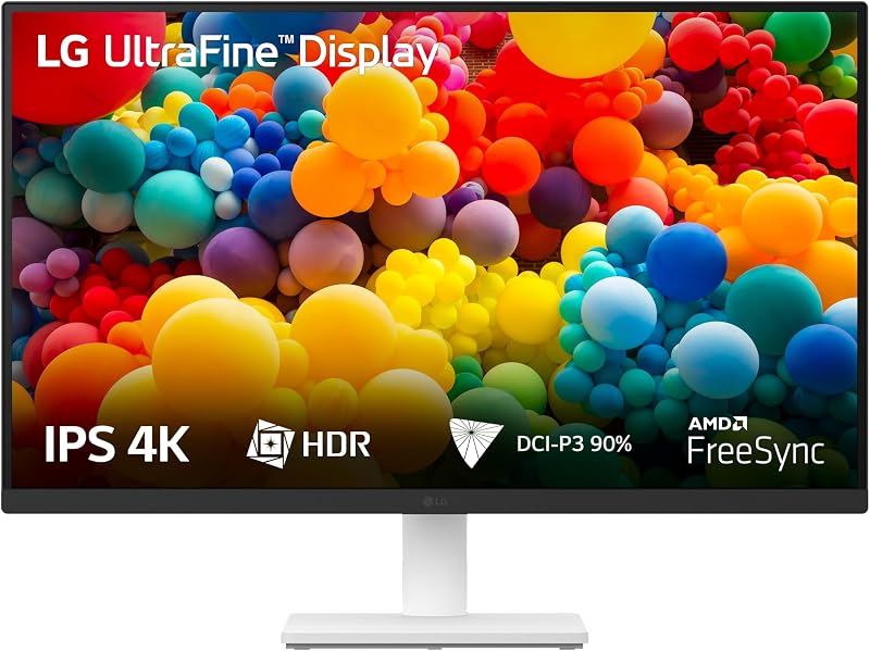 Monitor 27US50Z 2026, 27" Ultra HD 4K, IPS, HDR 10 per lavoro e studio