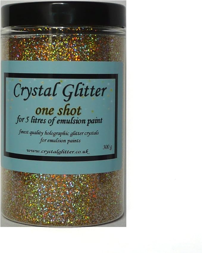 Crystal Glitter for Emulsion Wall Paint, One Shot for 5 Litre Paint