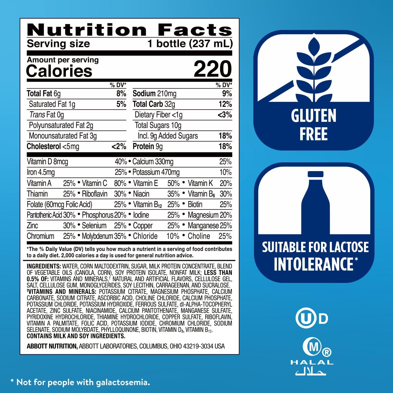 Ensure Original Vanilla Nutrition Shake | Meal Replacement Shake | 6 Pack