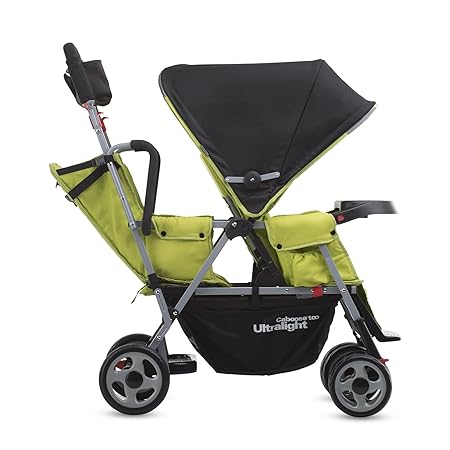 joovy double stroller green