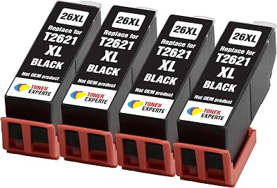 TONER EXPERTE 4 XL Black Ink Cartridges for Epson Expression Premium