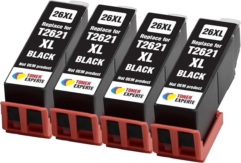 TONER EXPERTE 4 XL Black Ink Cartridges for Epson Expression Premium