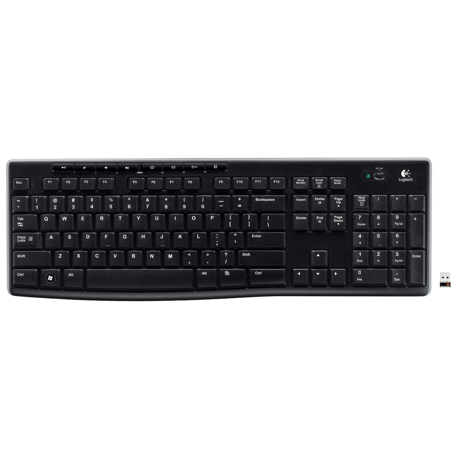 Logitech K270 WIRELESS KEYBOARD CE , Black