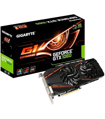 GIGABYTE GeForce GTX 1060 6GB 付属品付き Amazon.com: GIGABYTE Geforce GTX 1060 G1 Gaming Gv-N1060G1GAMING