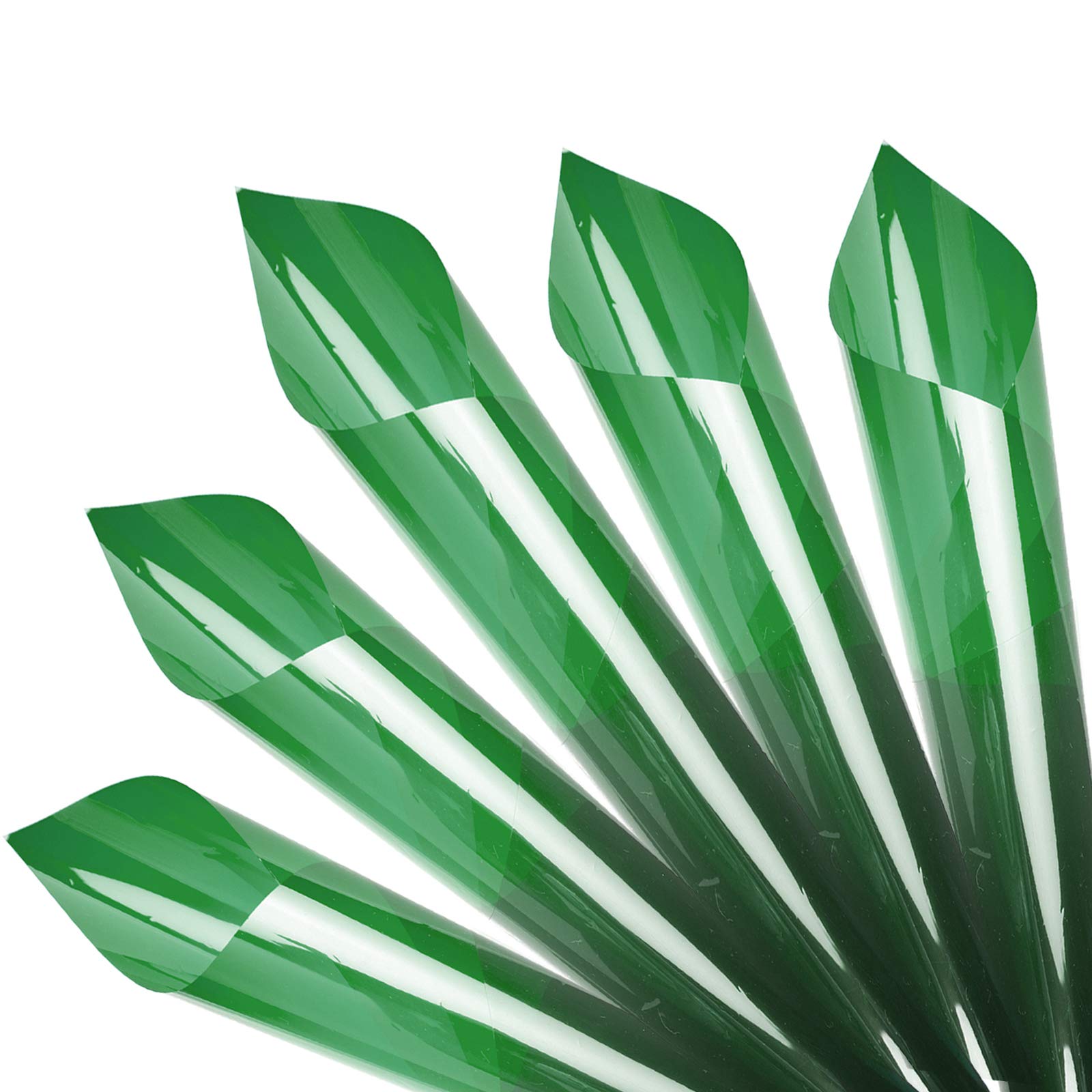 5pcs Coloured Lighting Gel Filter Transparent Green Color Correction Full CTO CTB Coloured Lighting Sheet Craft for 800W Red Head Light Strobe Spotlight Flash Photography Photo Studio 50x40cm