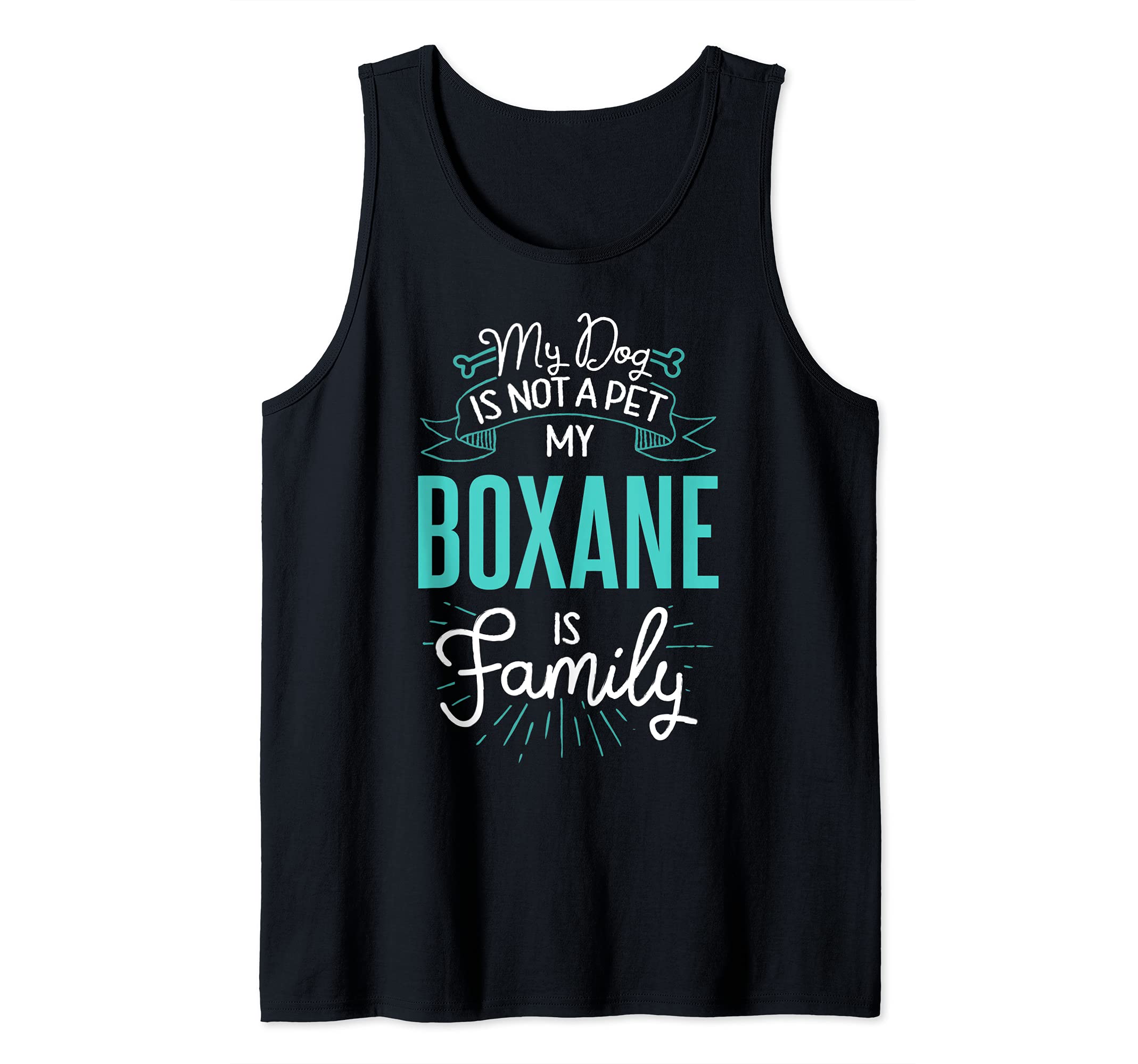 Cute Boxane Design Family Dog Giftn Tank Top