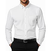Cotton King Mens Shirts | 100% Cotton Long Sleeve Shirts for Men | Button Down Shirt Men | Oxford Mens Dress Shirt