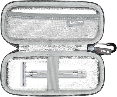 RLSOCO Case for Merkur Dovo 34C 37C 15C 23C 33C 933C Futur Safety Razor