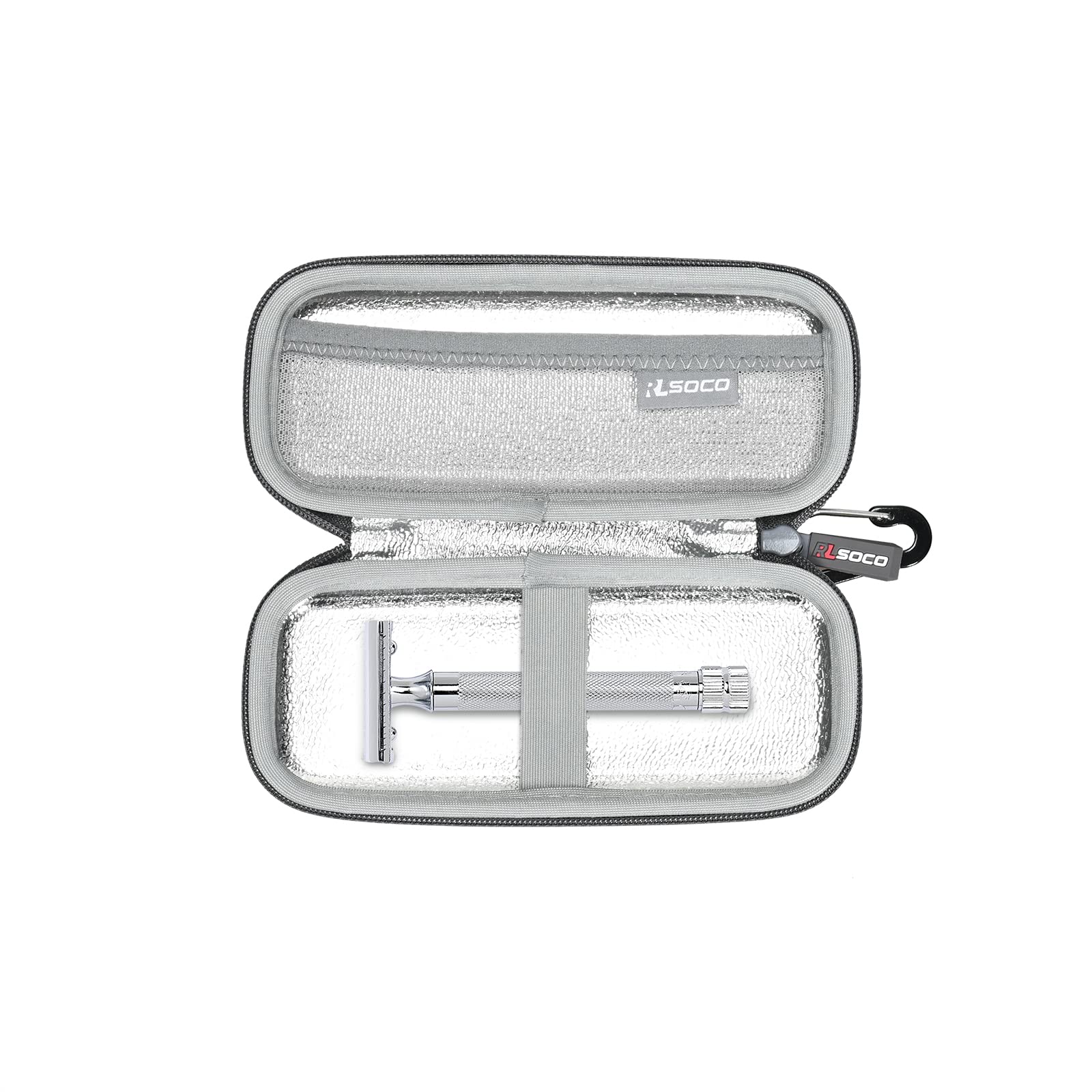 RLSOCO Carrying Case for Merkur Dovo 34C/34 g/ 37C/15C & for Merkur 23C/933C/33C Safety Razor & Merkur Futur Safety Razor