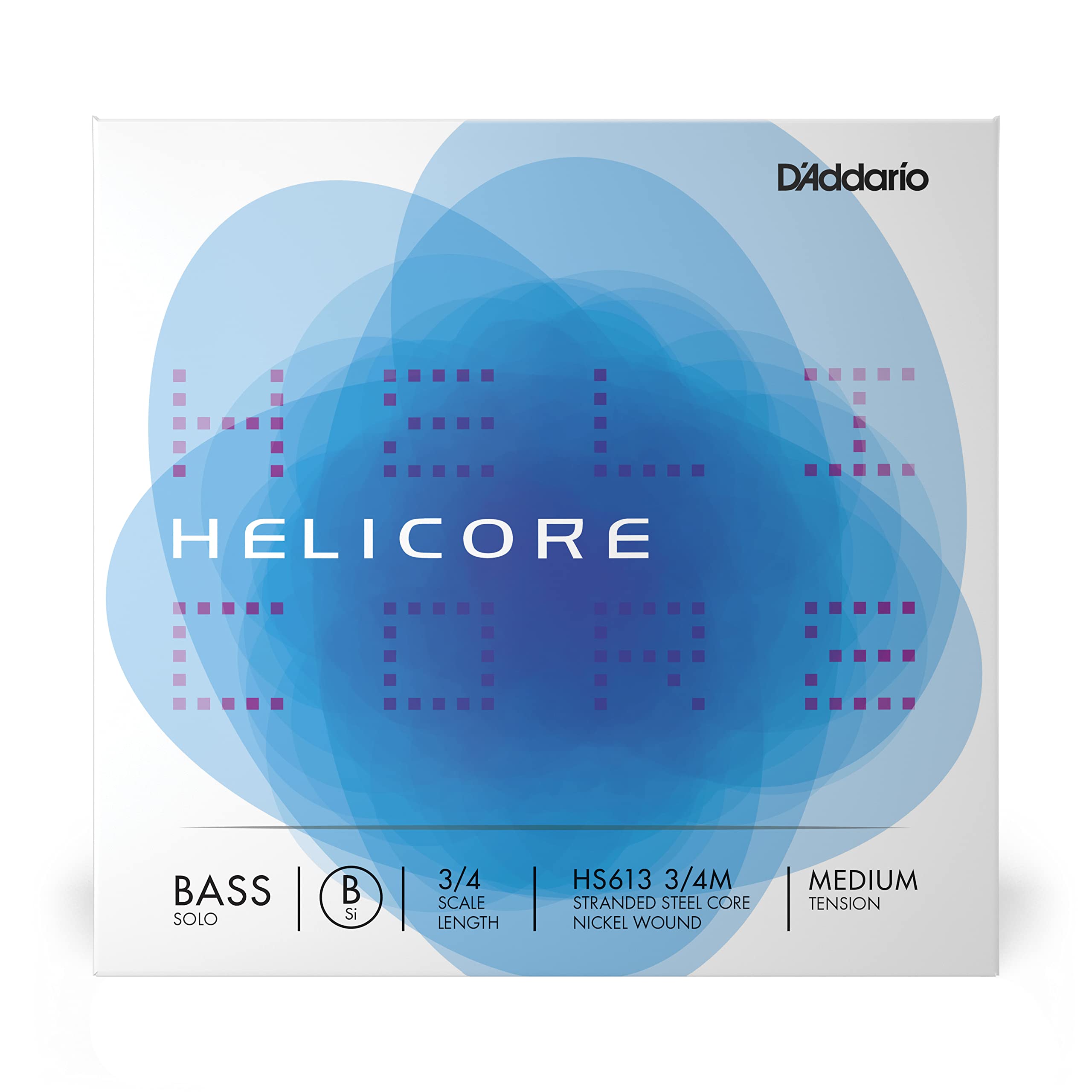 D'Addario Helicore 3/4 Scale Medium Tension Solo Bass Single B String