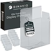 Dinavio Crafthouse PET Plastic ETB Protector Case 10 Pack - Elite Trainer Box Protector - ETB Case Compatible with Elite Trainer Boxes (Pack of 10)