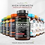 Nutravita Maca Root Capsules 5000mg 180 vegan capsules UK Made view 6