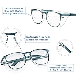 SQIMZAR 2 PCS Safety Glasses Goggles For Women