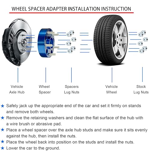 4pc 8x6.5 To 8x180 Wheel Spacers Adapter – 2" Thick, 50mm, 14x1.5 Thread – For Chevy & GMC 8-Lug Trucks, 6061 Billet Aluminum