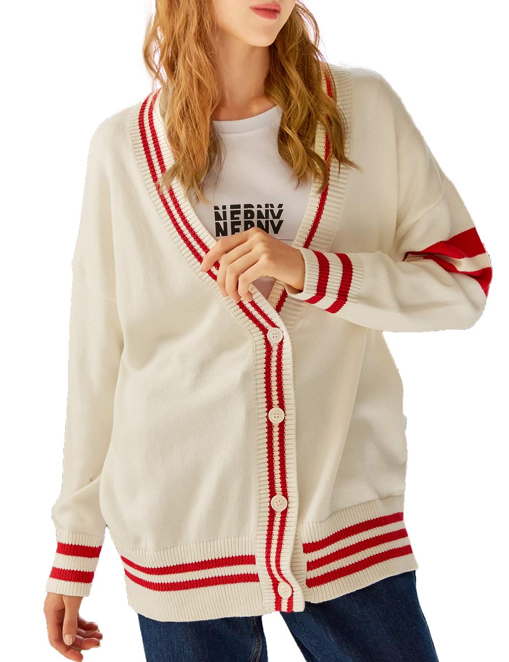 Short Cardigans (White, Small)